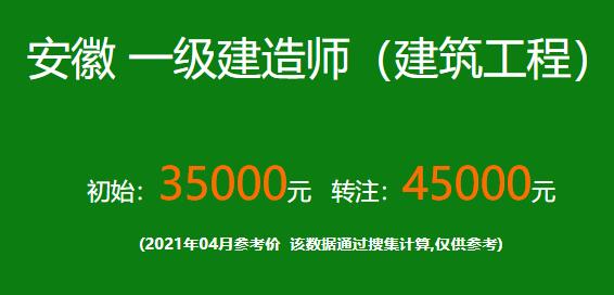 2021安徽一级建筑建造师挂靠价格