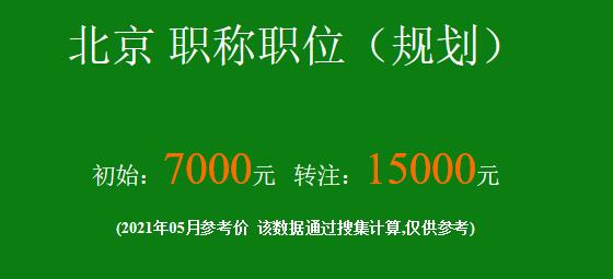 城市规划设计师年薪多少钱一年？