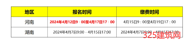 1省二建报名今日开始，另1省报名即将截止