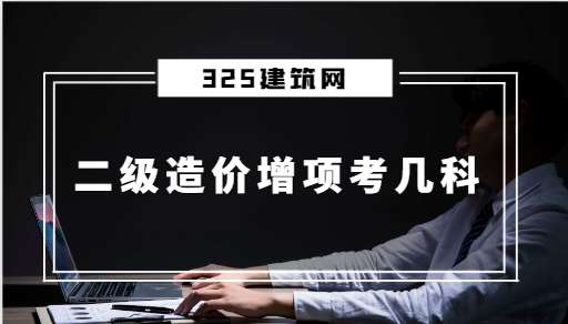 二级造价增项考几科