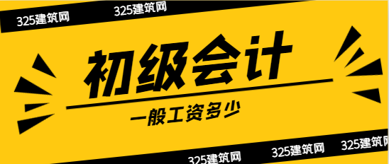 初级会计一般工资多少