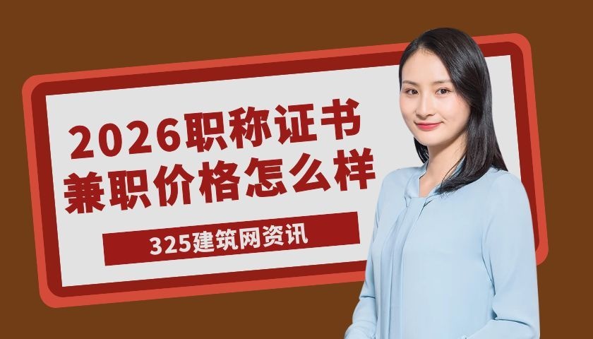 2026职称证书兼职价格怎么样？发展前景值得关注